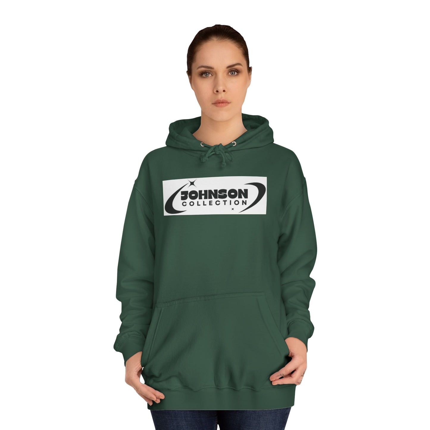 Unisex College Hoodie - Johnson Collection - Stylish and Comfortable