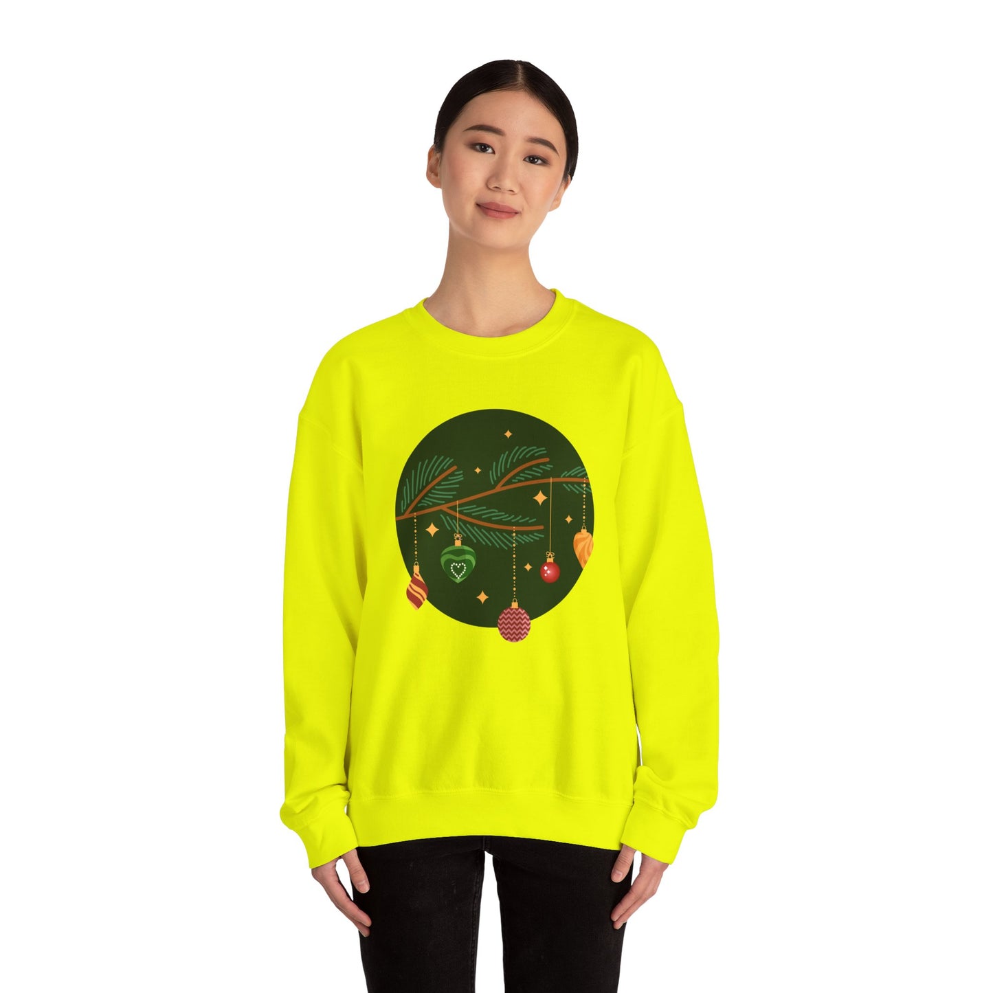 Holiday Ornaments Unisex Heavy Blend™ Crewneck Sweatshirt