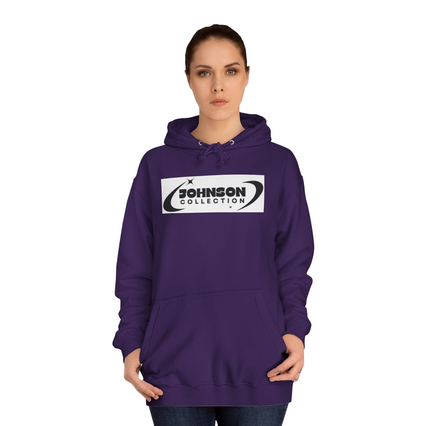Unisex College Hoodie - Johnson Collection - Stylish and Comfortable