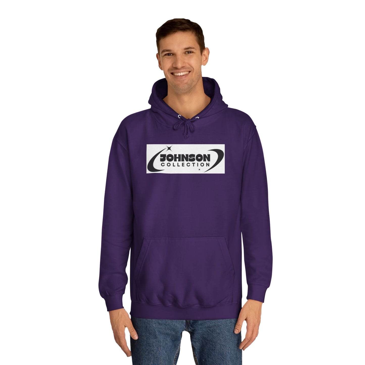 Unisex College Hoodie - Johnson Collection - Stylish and Comfortable