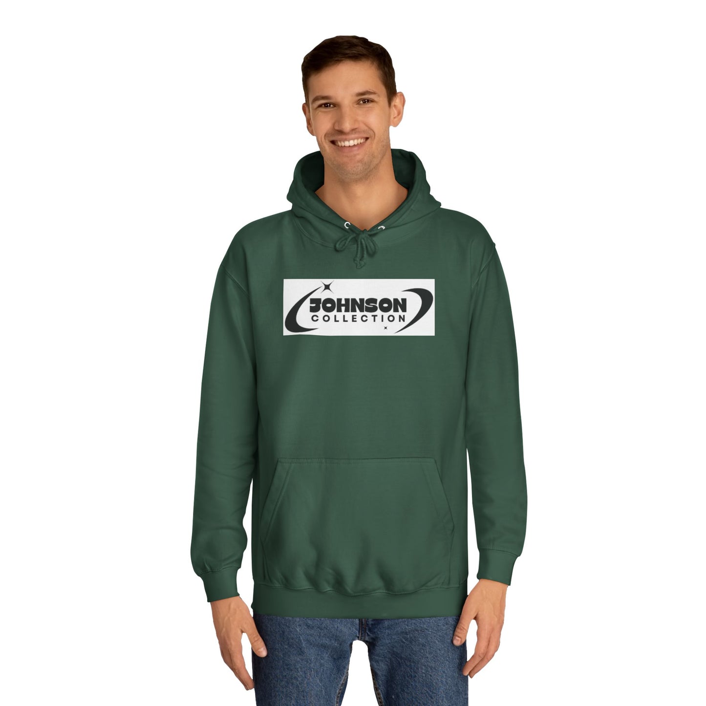 Unisex College Hoodie - Johnson Collection - Stylish and Comfortable