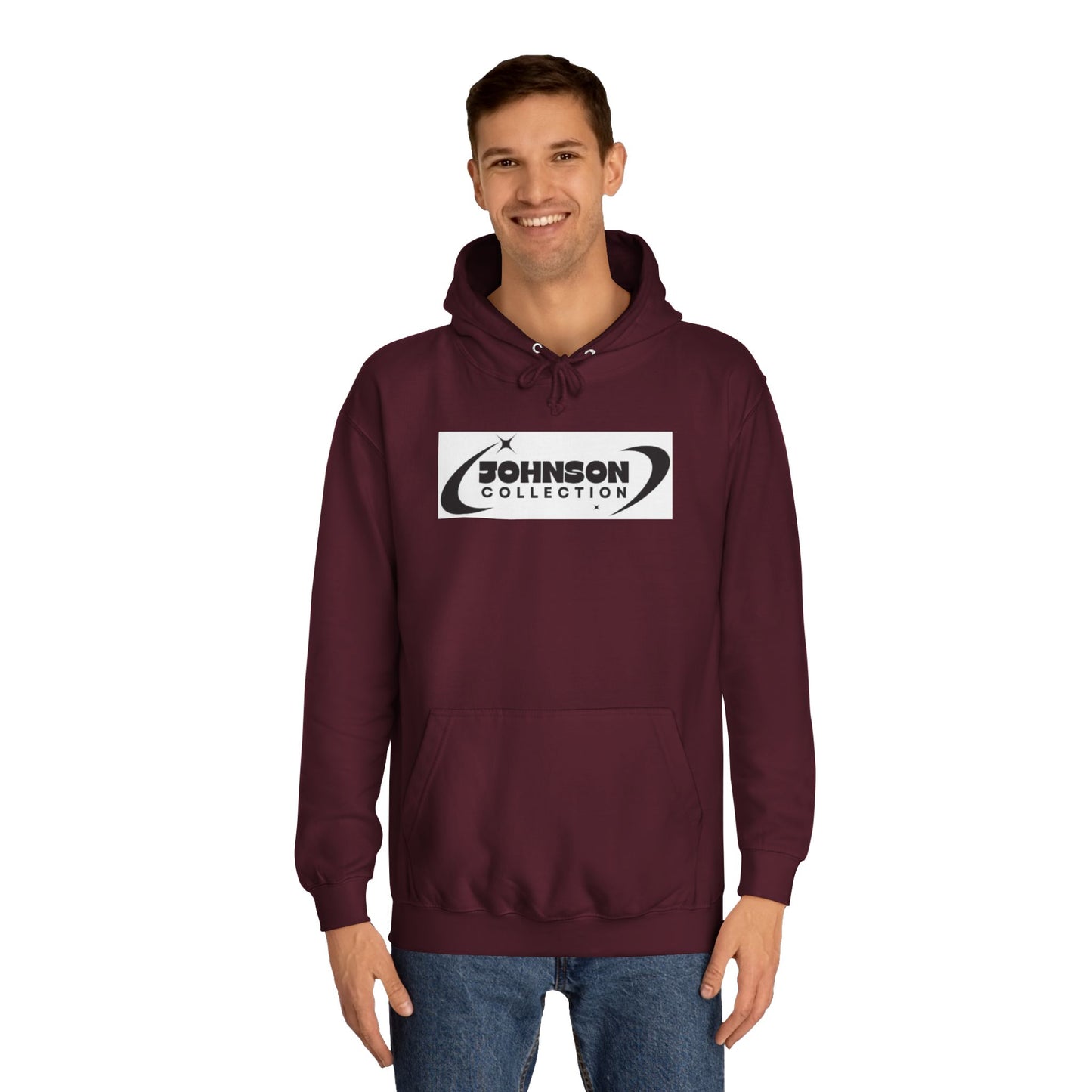 Unisex College Hoodie - Johnson Collection - Stylish and Comfortable