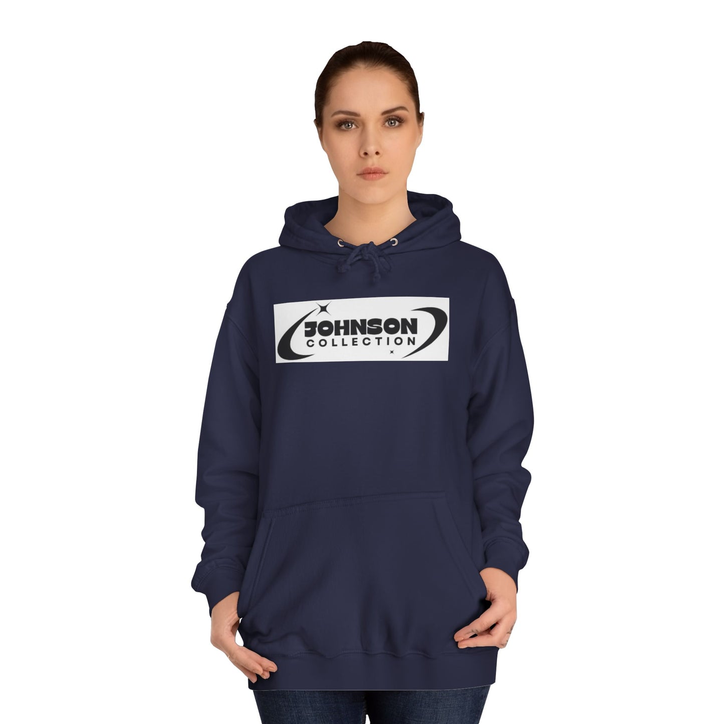 Unisex College Hoodie - Johnson Collection - Stylish and Comfortable