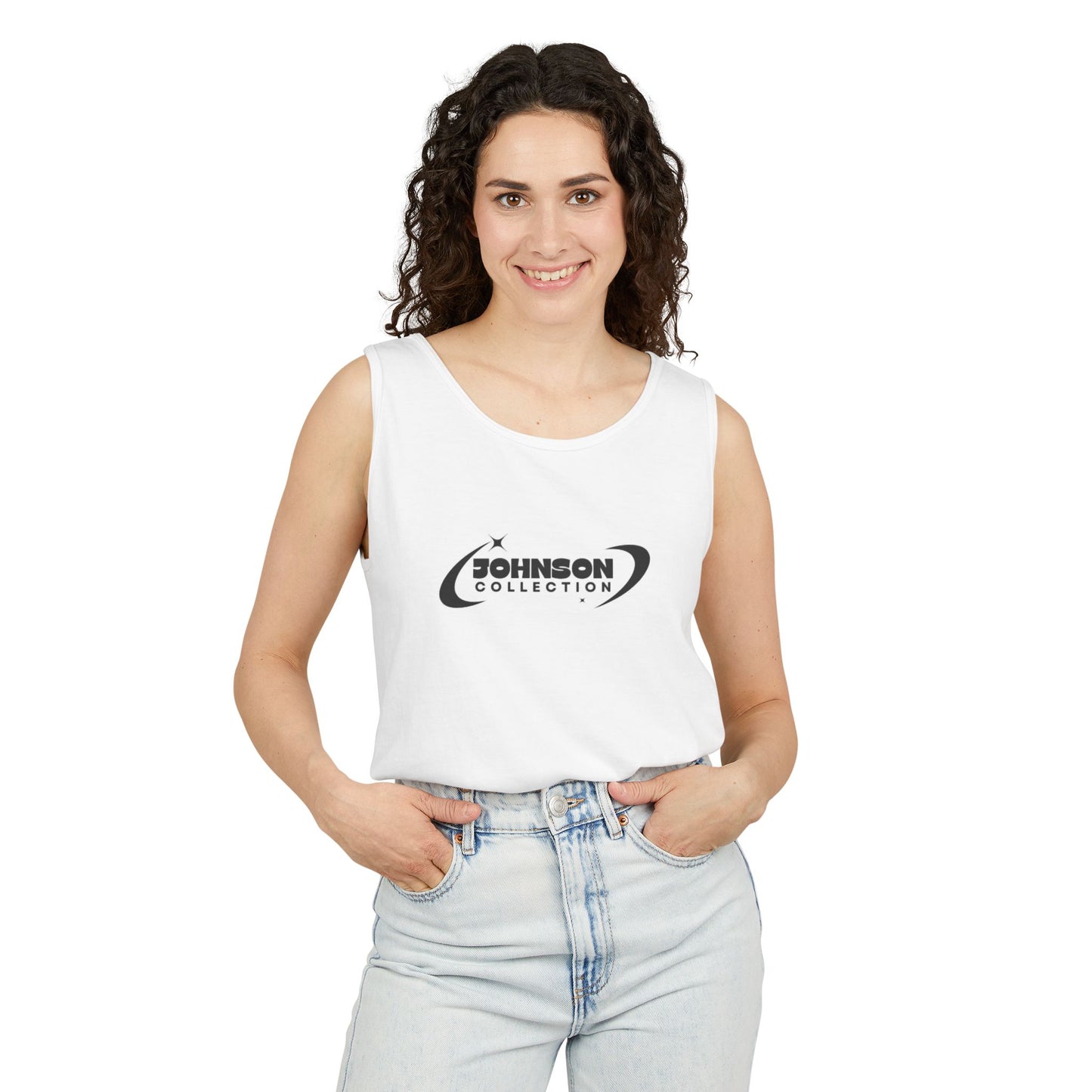 Johnson Collection Unisex Garment-Dyed Tank Top - Casual Summer Wear
