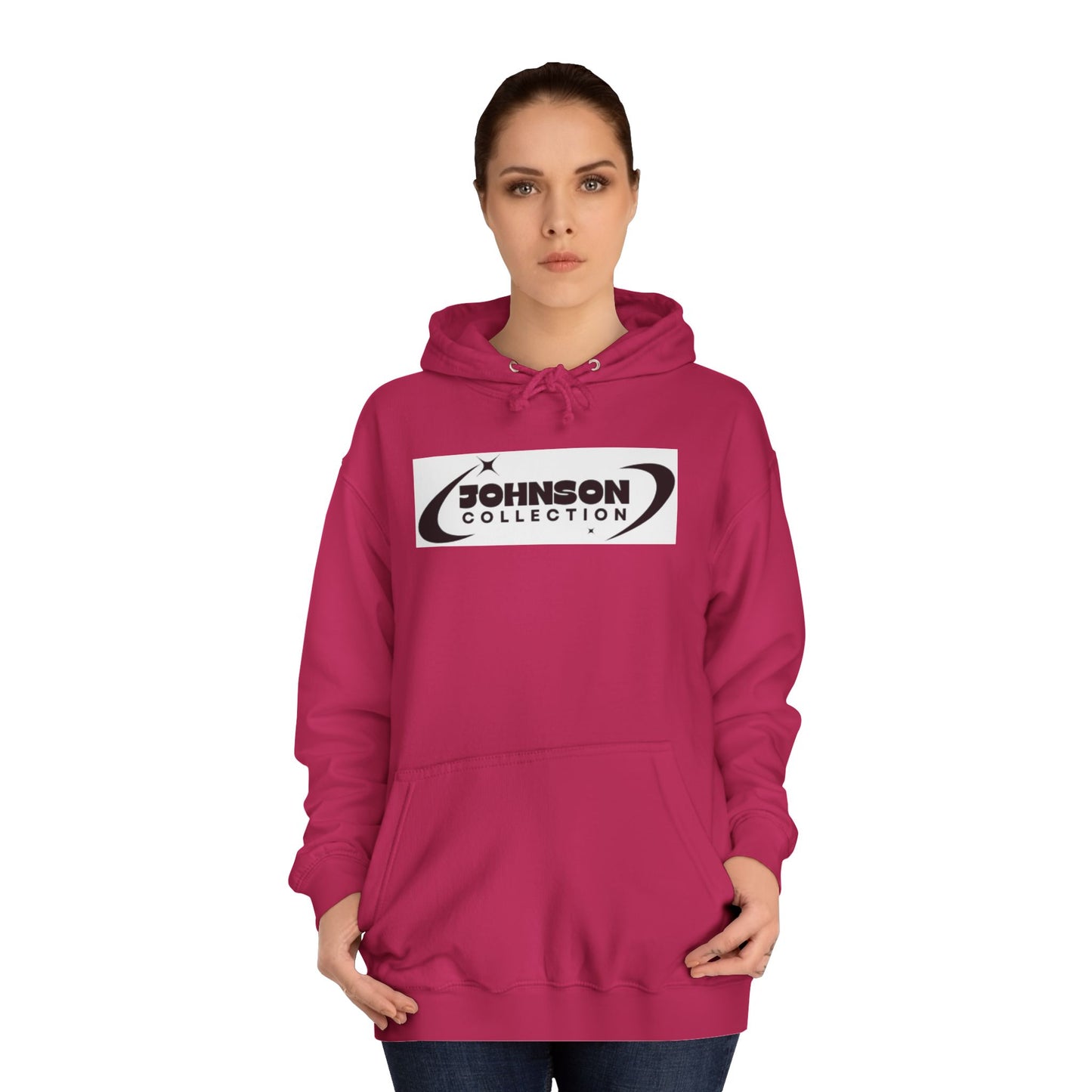 Unisex College Hoodie - Johnson Collection - Stylish and Comfortable