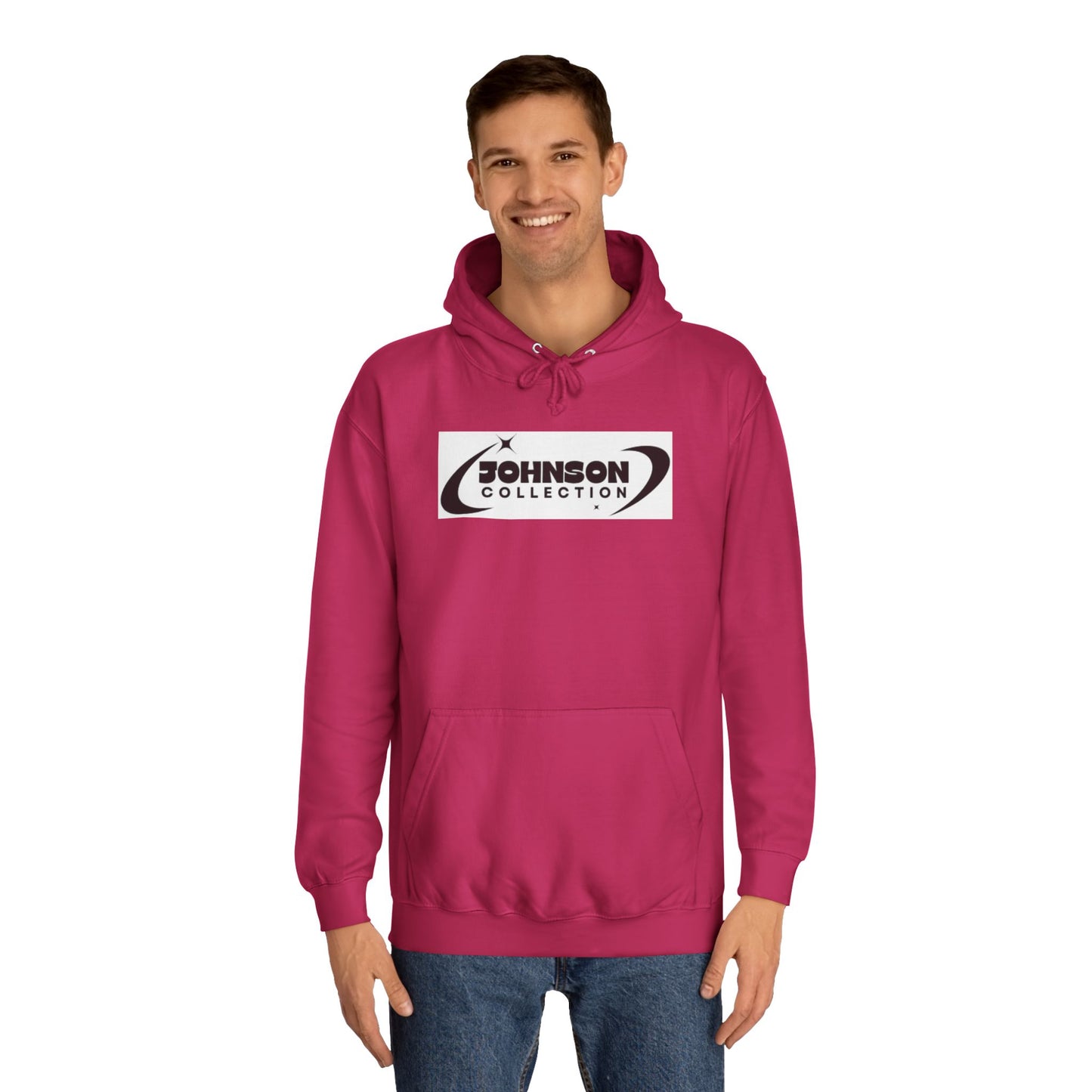Unisex College Hoodie - Johnson Collection - Stylish and Comfortable