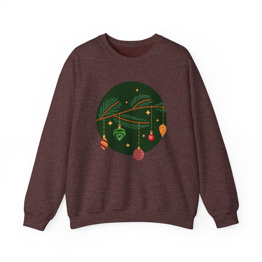 Holiday Ornaments Unisex Heavy Blend™ Crewneck Sweatshirt