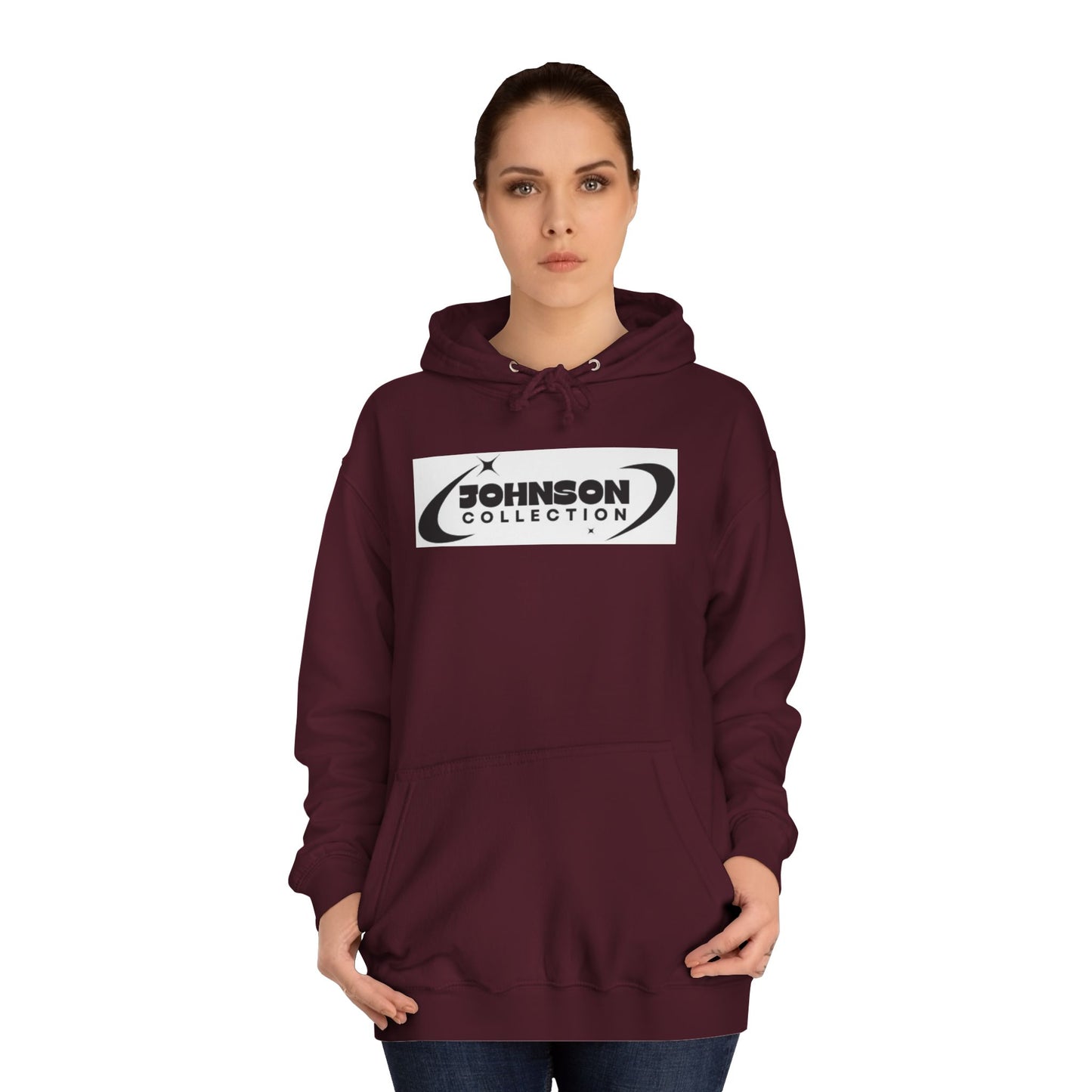 Unisex College Hoodie - Johnson Collection - Stylish and Comfortable