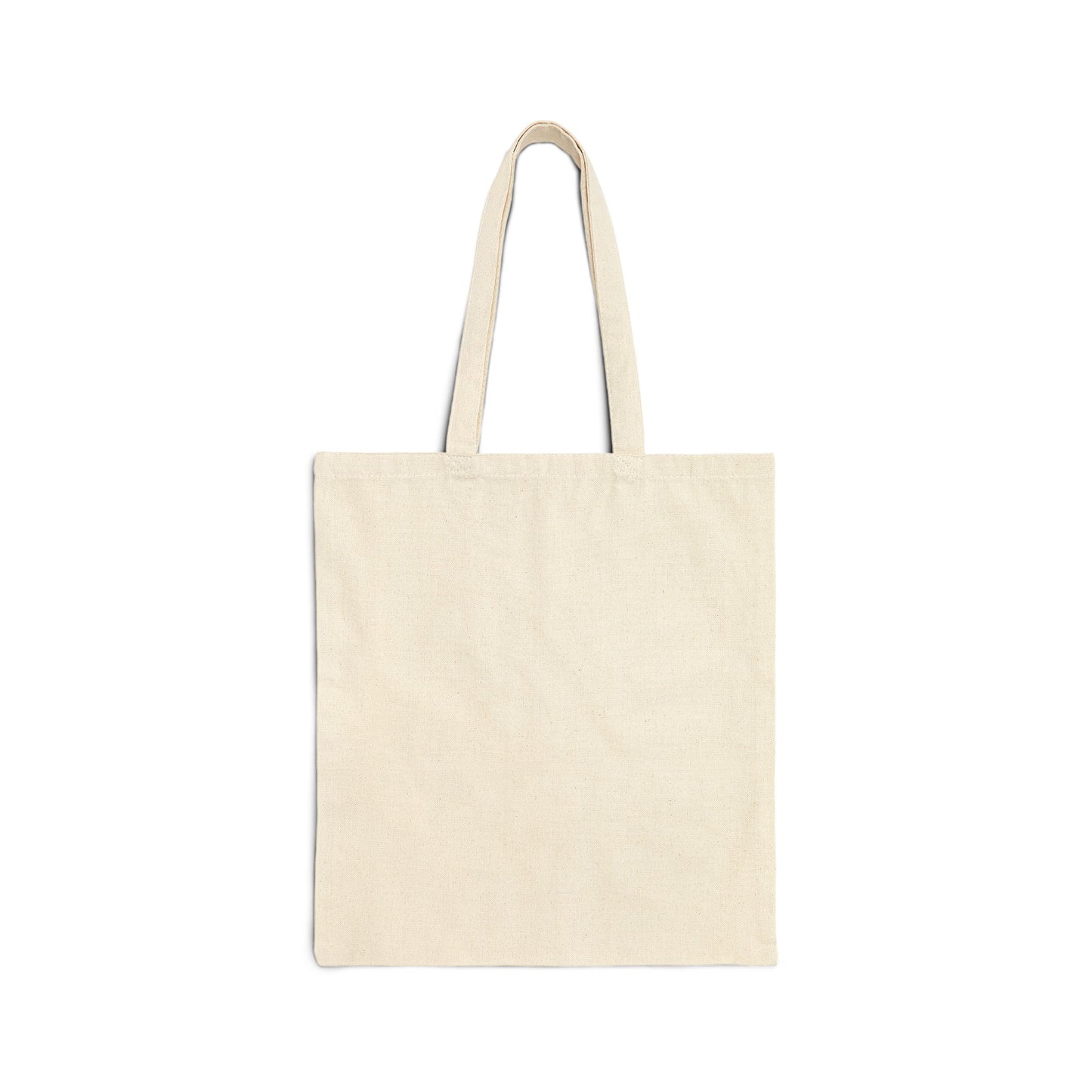 Happy and Dazzling Cotton Canvas Tote Bag – Eco-Friendly Shopping Tote for Everyday Use